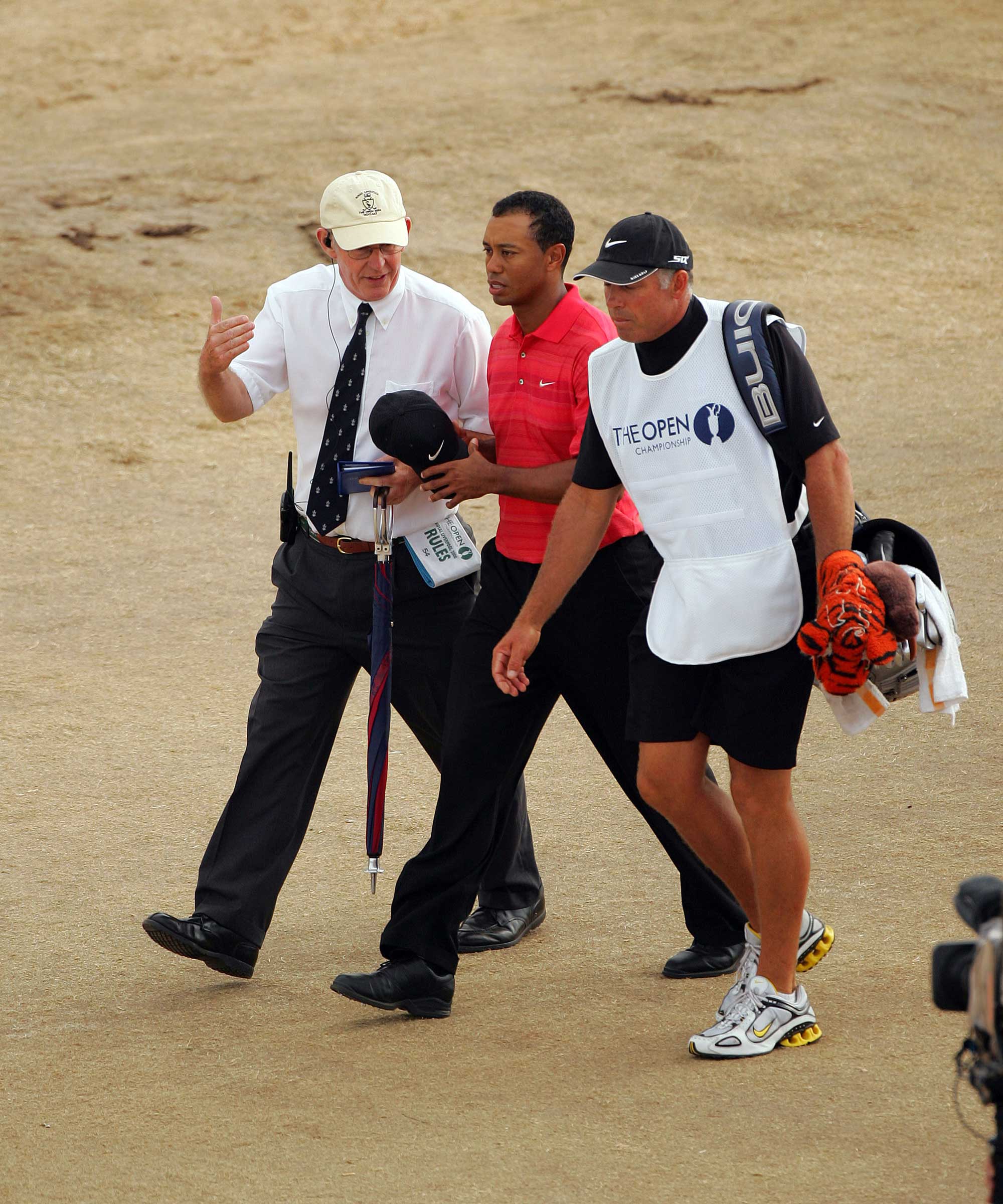 Heatwave Hoylake - Tiger Woods and Steve Williams in 2006