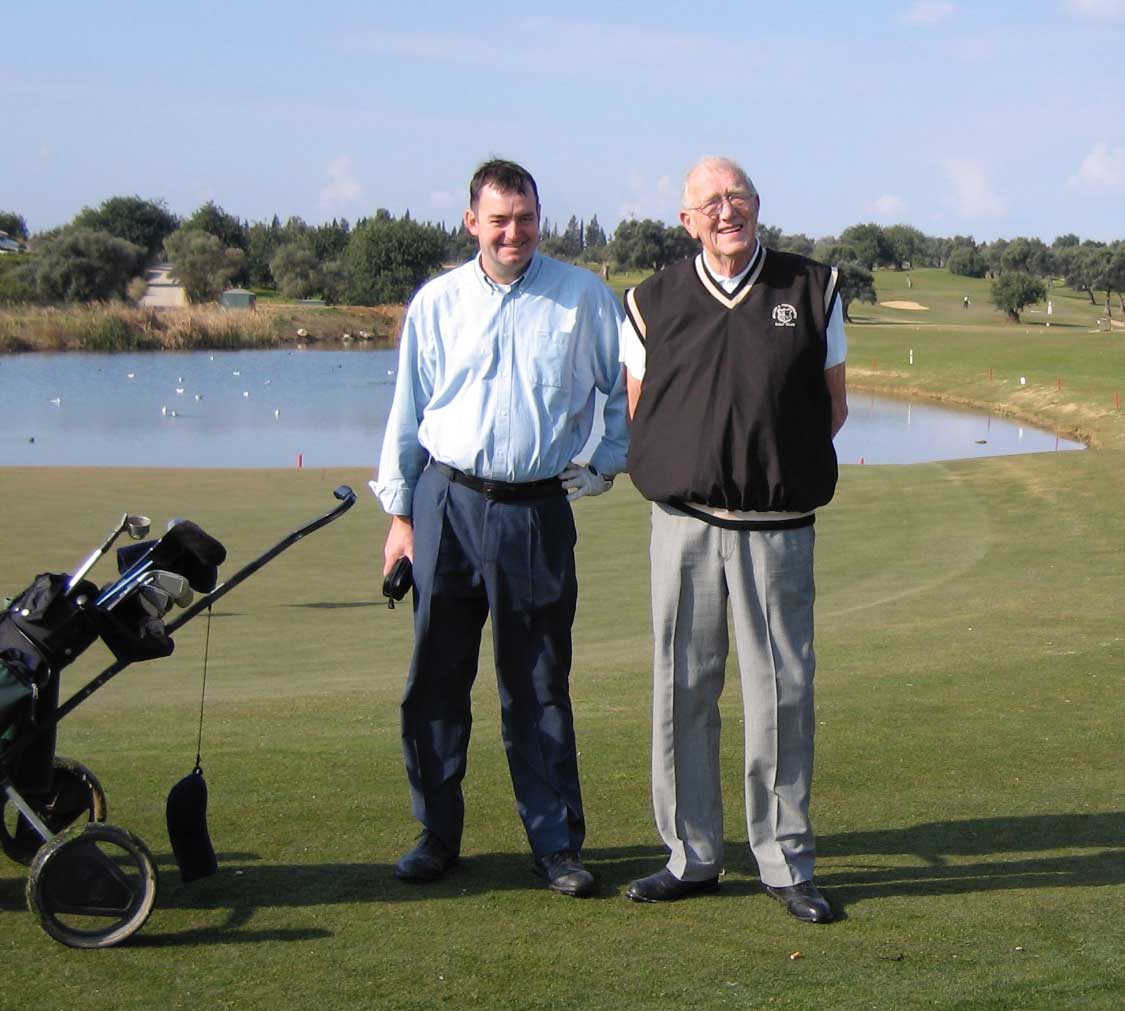 Craig with his late father-in-law, Big Bill Davies